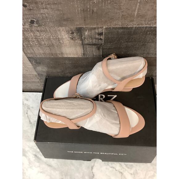 Naturalizer Women's 6M Mauve Bristol Wedge Heel Ankle Strap Sandals Party LB7-16 - Picture 5 of 10